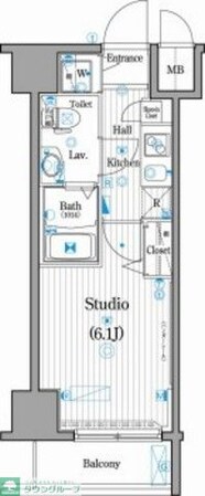 ガーラ・シティ王子の物件間取画像